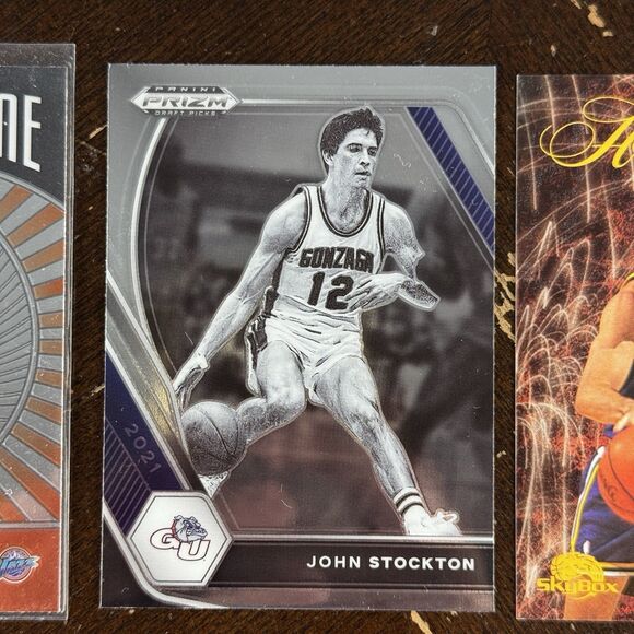 John Stockton 12 Card Lot NM Topps Orange UD USA Chrome Panini Prizm Honor Roll - Picture 8 of 13